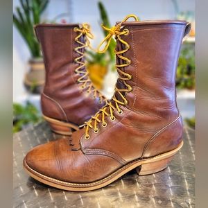 Justin Packer Vintage USA Made Packer boots